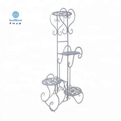 Elegant Metal Flower Rack For Garden Decoration