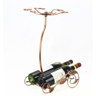 Car shaped wine bottle display rack wine glass storage rack