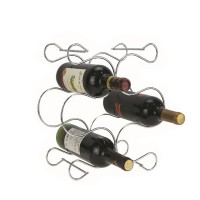 Vintage wire wine rack metal wine bottle holder