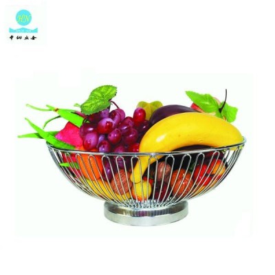 Factory Price Stainless Steel Metal wire Fruit Basket Storage Rack