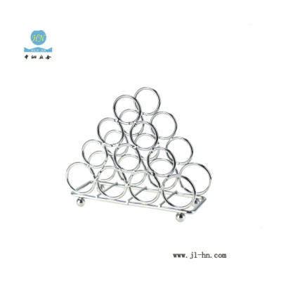 Stainless triangle metal napkin paper holder