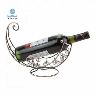 Creative Bronze Plating Wine Rack and Beer Holder for Bar